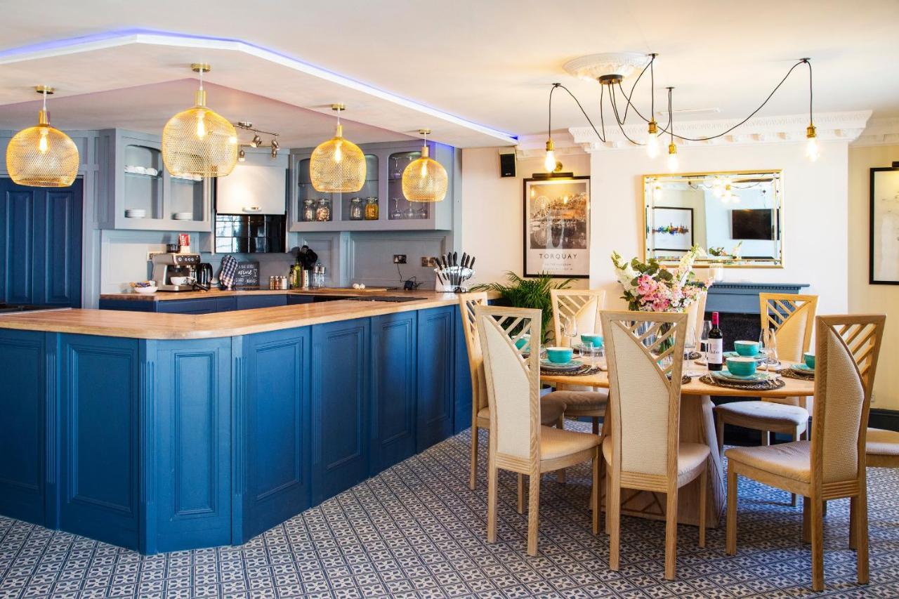 Cosy Open Plan Harbourside Inn With Superking Beds, Wood Burning Stove And Bar Torquay Esterno foto